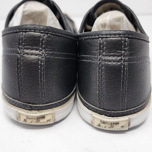 Jack Purcell Black Leather Blue Soled Sneakers, Men's 7.5 - Picture 4 of 7